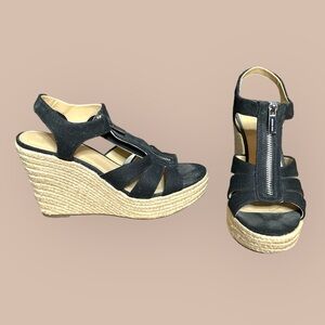 MICHAEL Michael Kors Black Wedges